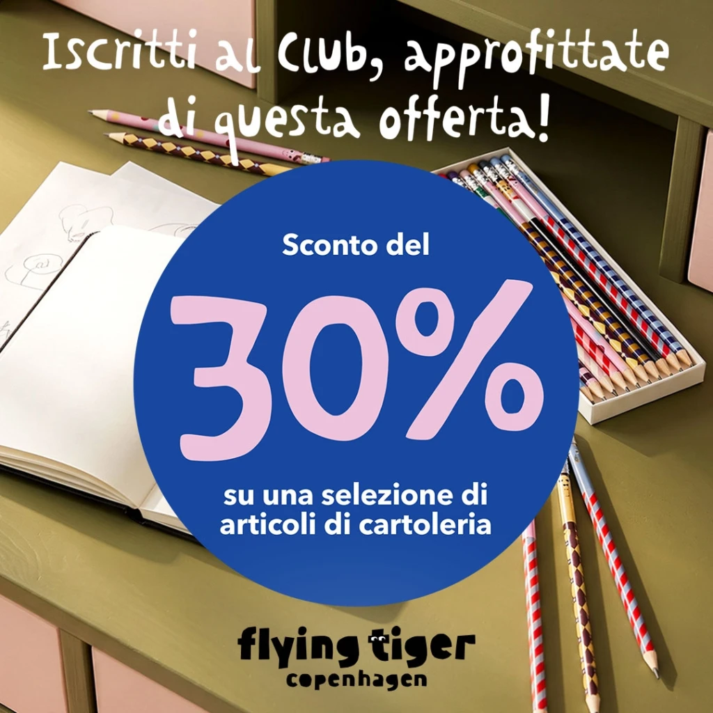 Flying Tiger Copenhagen scuola